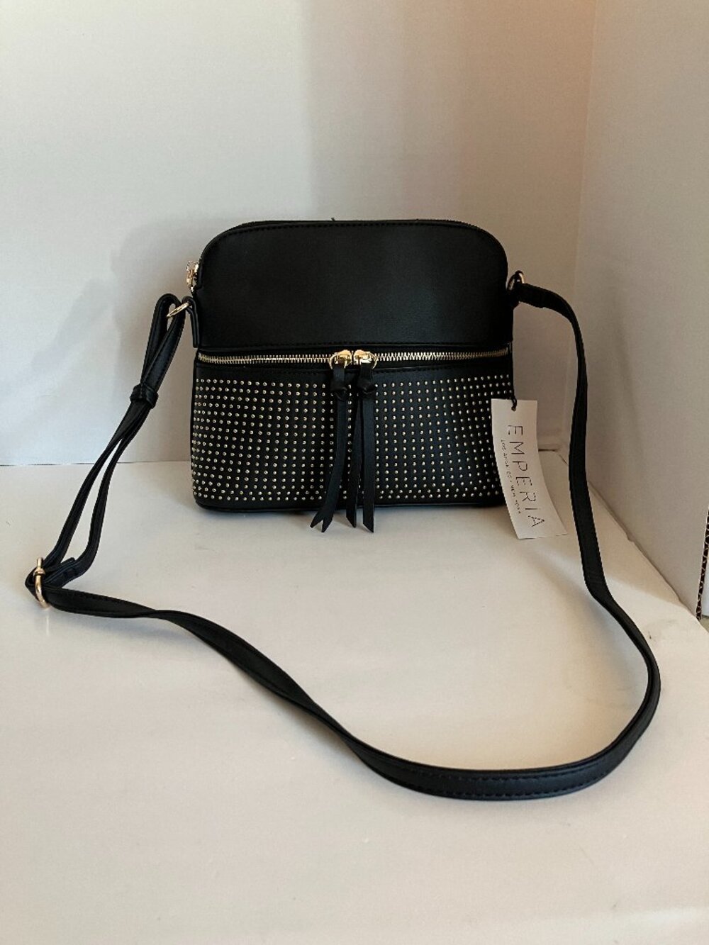 Woman’s Emperia Purse Handbag Black New With Tags.